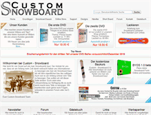Tablet Screenshot of custom-snowboard.com